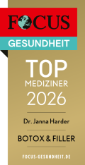 Dr. med. Janna Harder ausgezeichnet mit dem FOCUS-Gesundheit Siegel Top Mediziner 2026 für Botox